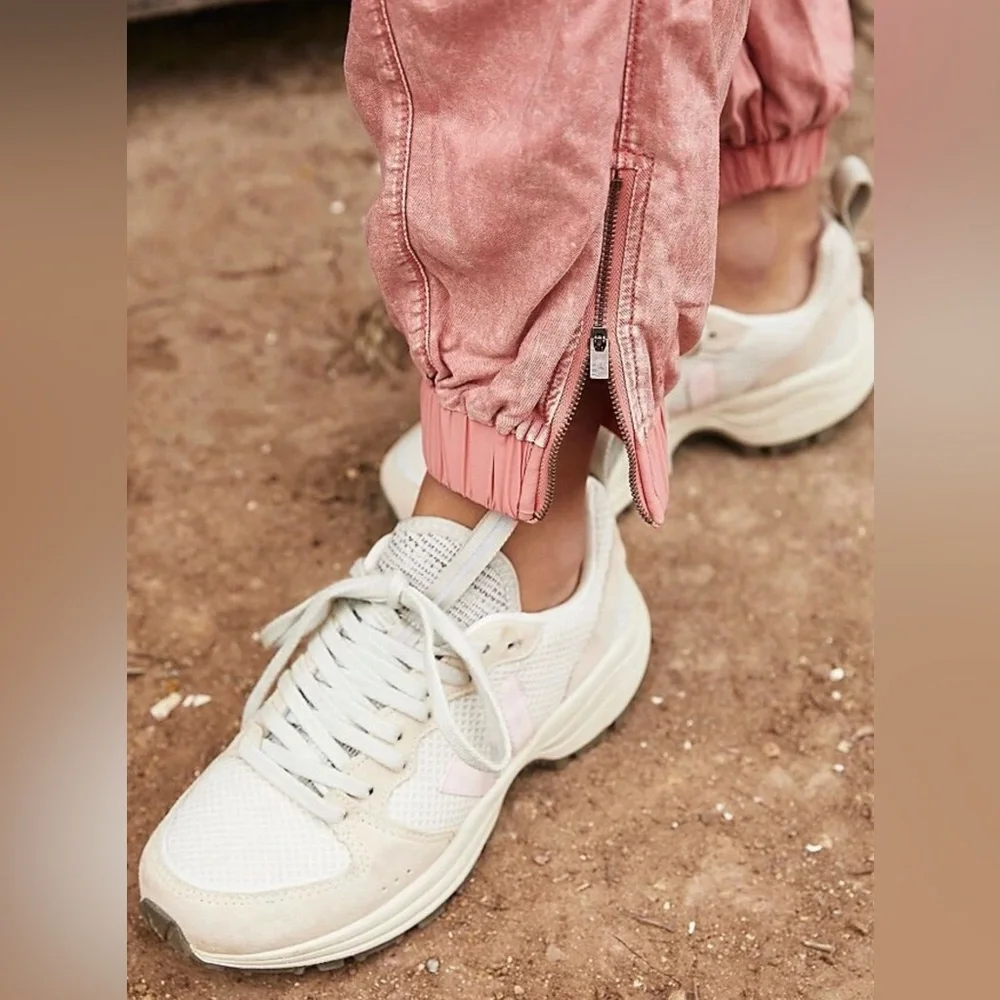 NWT Free People Movement XS Halfzies Jogger Pants in Brushed Apricot New $128 - Picture 4 of 8